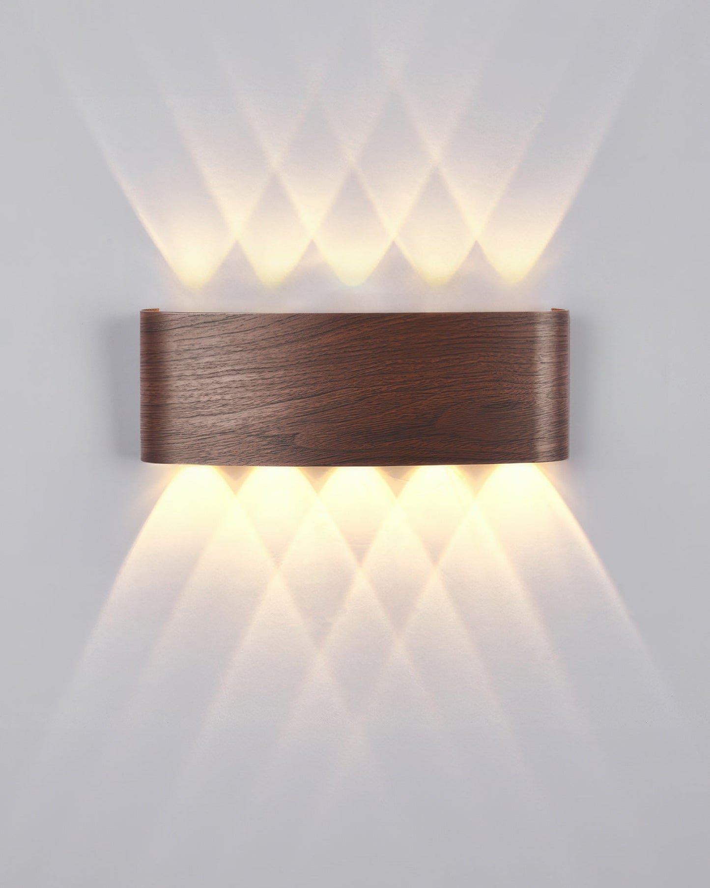 Léa - Applique LED élégante avec finition bois naturel