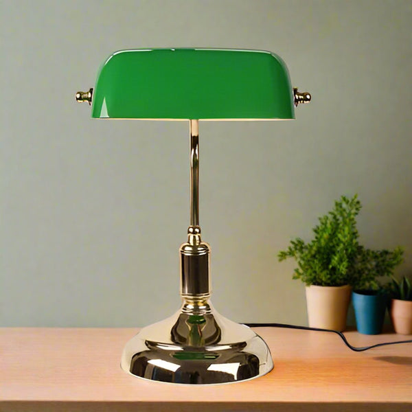 Lampe de Table en Verre Européenne Élégante – Éclairage Stylé pour Votre Intérieur